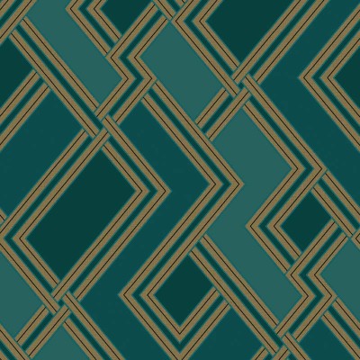 papel de parede geométrico em forma de labirinto cor verde escuro e ouro metálico escuro papel de parede geométrico em forma de labirinto cor verde escuro e ouro metálico escuro