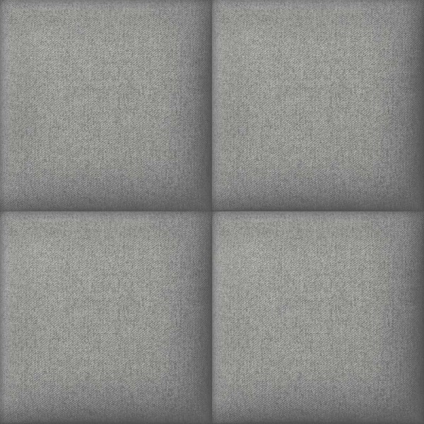 papel pintado acolchado con cuadrados efecto 3d de color gris oscuro