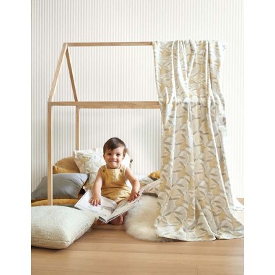 Papel pintado rayas infantiles color azul cielo 2