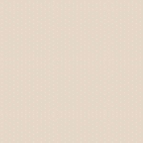Papel pintado infantil con topos de color beige
