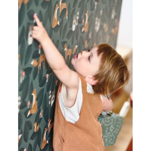 papel pintado infantil zorros y ardillas papel pintado infantil zorros y ardillas