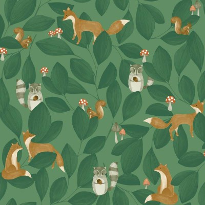 papel pintado zorros y ardillas papel pintado zorros y ardillas