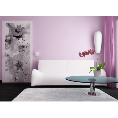 Fotomural BLACK AND WHITE FLOWERS FT-0221