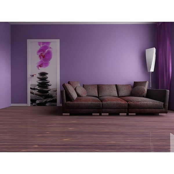 Fotomural STONES AND ORCHID FT-0215