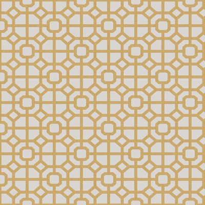 Papel de parede em mosaico com formas geométricas ocre amarelas