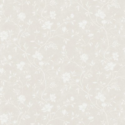 paper pintat floral romàntic que conté magnolies de color blanc amb un fons beix clar.