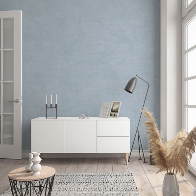 Papel de parede liso azul acinzentado 2