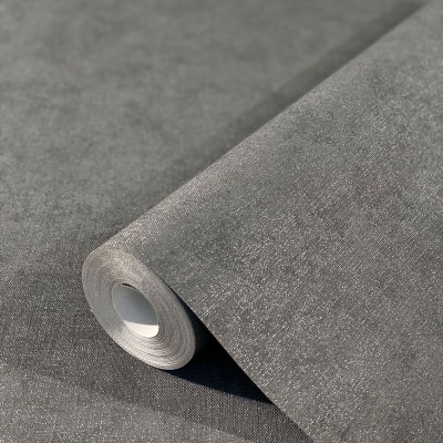 Papel pintado liso gris oscuro Papel pintado liso gris oscuro