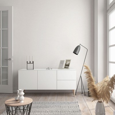 papel de parede texturizado suave em uma cor branco. 2