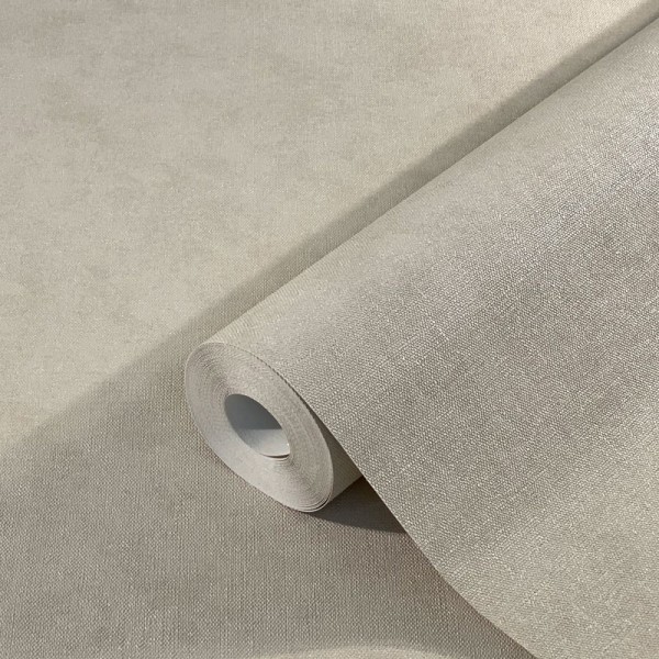 papel de parede texturizado suave em uma cor bege escuro.