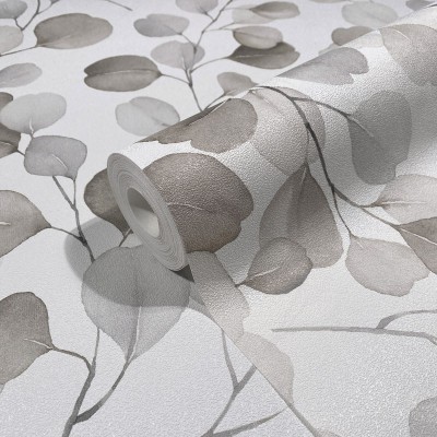 paper pintat fulles grises de color gris efecte aquarel·la
