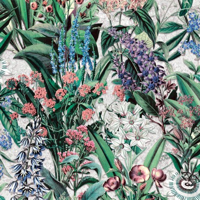 papel de parede jardim floral com fundo branco papel de parede jardim floral com fundo branco