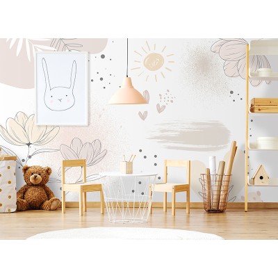 Mural Infantil Abstrato Amanheçer VCAA-073