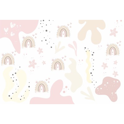 Mural Infantil Abstrato Rainbow VCAR-074