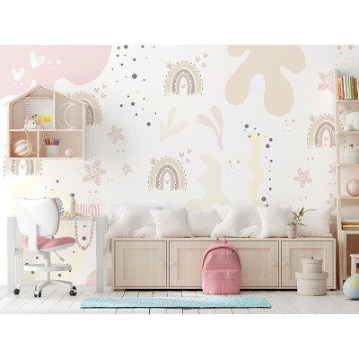 Mural Infantil Abstrato Rainbow VCAR-074 2