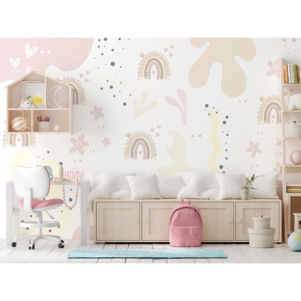 Mural Infantil Abstracte Rainbow VCAR-074 Mural Infantil Abstracte Rainbow VCAR-074