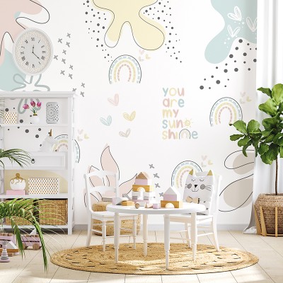 Mural Infantil Abstrato Sunshine VCAS-075 2