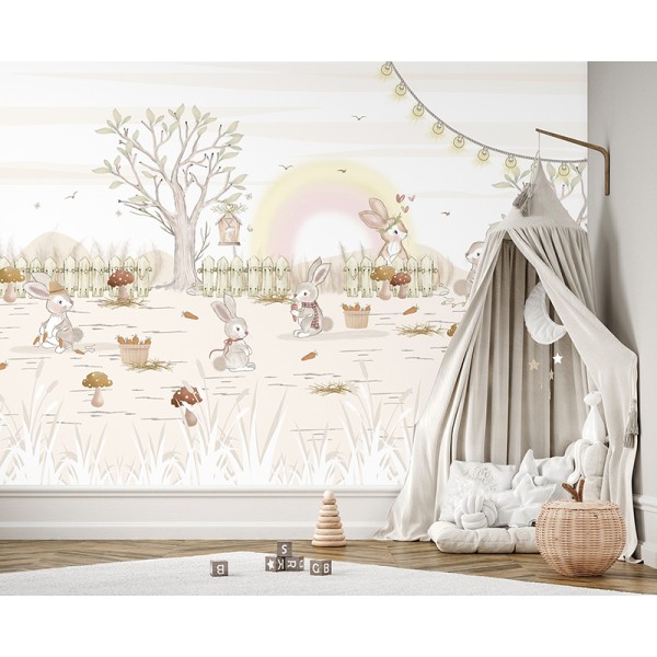 Mural Infantil Happy Easter VCHE-076 Mural Infantil Happy Easter VCHE-076