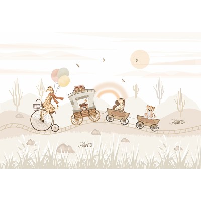 Mural Infantil Viaje al Oeste VCVO-082 Mural Infantil Viaje al Oeste VCVO-082