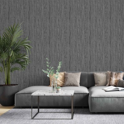 papel de parede madeira cinza escuro com textura