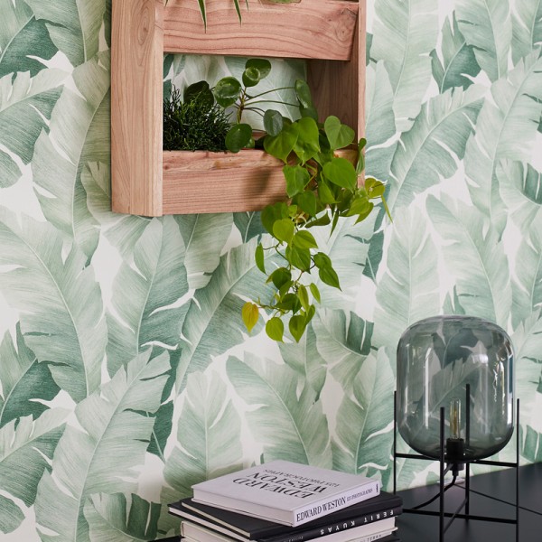 papel pintado hojas tropicales verdes papel pintado hojas tropicales verdes