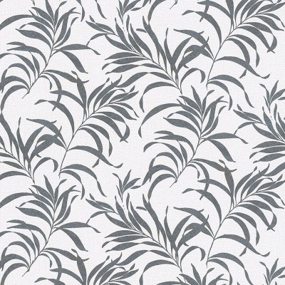 paper pintat amb fulles negres platejades paper pintat amb fulles negres platejades