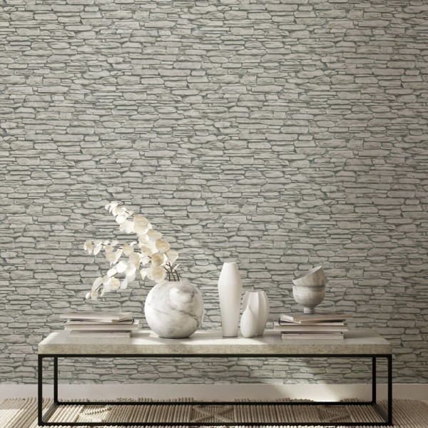 papel pintado piedra natural