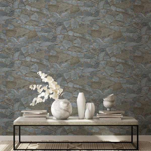 Papel pintado PIEDRA GRIS Y MARRÓN 81907 Papel pintado PIEDRA GRIS Y MARRÓN 81907