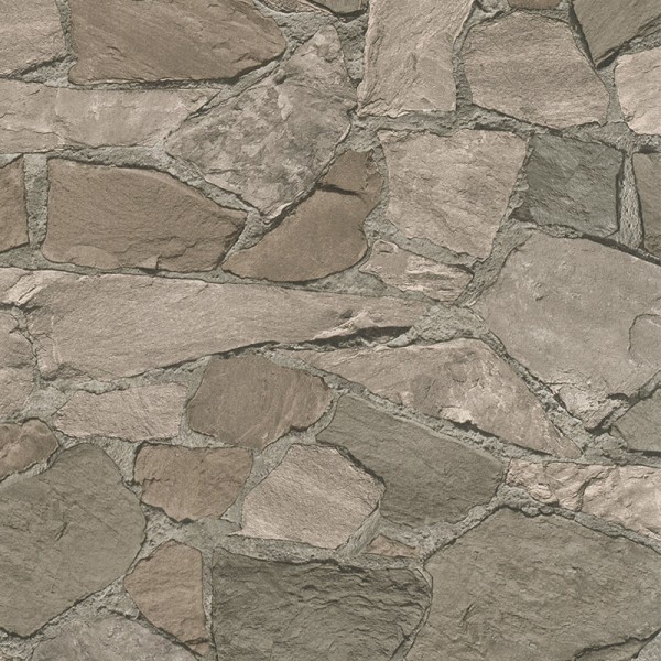 papel de parede pedra marrom natural
