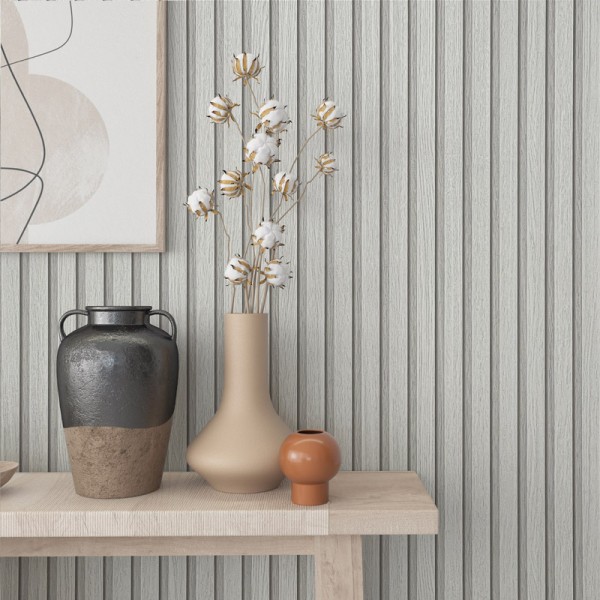 papel pintado listones de madera blanca con gris claro papel pintado listones de madera blanca con gris claro