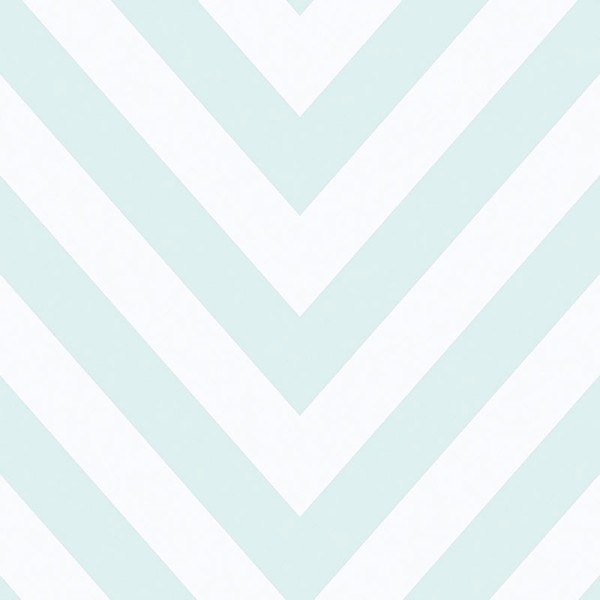 papel pintado rayas chevron verde agua y blanco