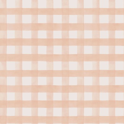 Papel de parede XADREZ ESCOCÊS INFANTIL CORAL CLARO