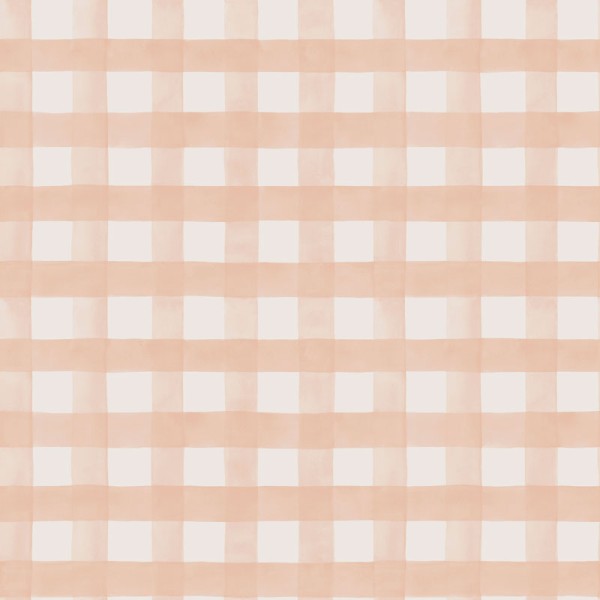 papel pintado cuadros escoceses coral