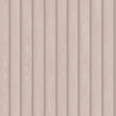 Papel pintado LISTONES DE MADERA ROSA