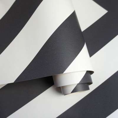 paper pintat ratlles chevron negres i blanques