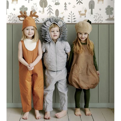 papel pintado madera verde 2