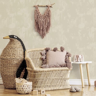 Papel pintado efecto textura beige 2