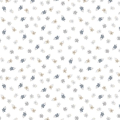 paper pintat flors petites blaves i grises