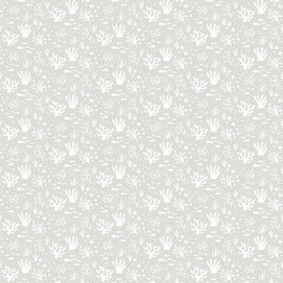 papel de parede corais com fundo cinza