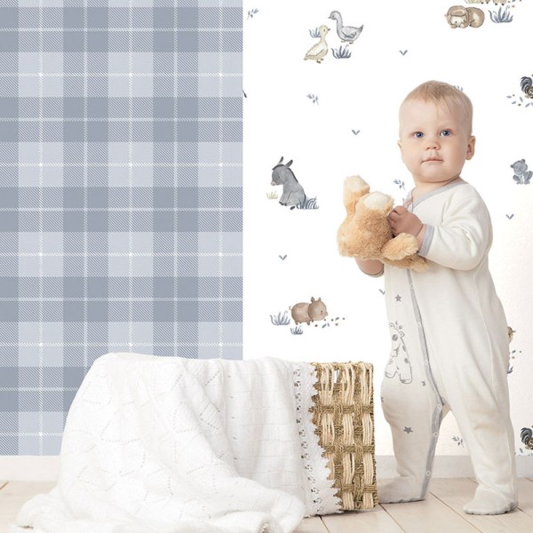 paper pintat animals a la granja blau