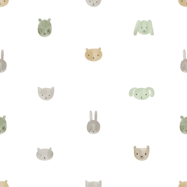 papel de parede animais verde