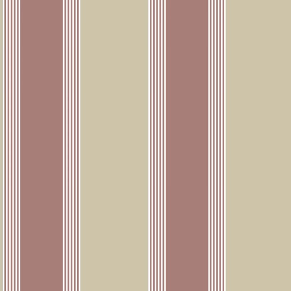 papel pintado rayas clásicas beige y burdeos