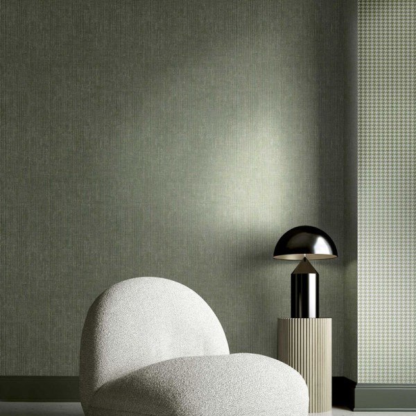 papel pintado liso tela color verde