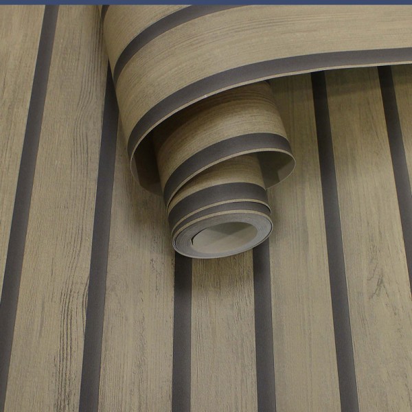 Papel de parede ripas de madeira
