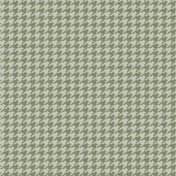 papel de parede pied de poule textil cor verde