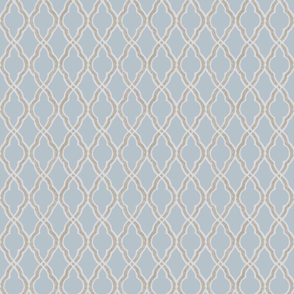 paper pintat geomètric clàssic color blau