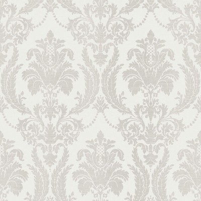 Paper pintat damasc tèxtil color gris