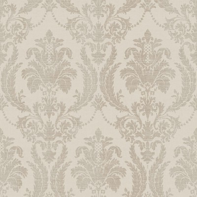 papel pintado damasco textil color beige