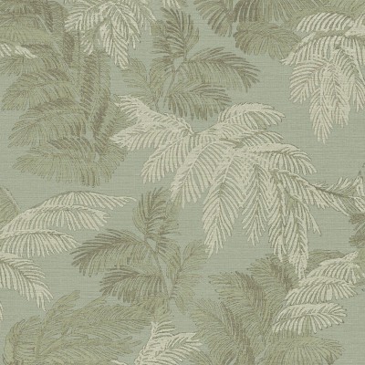 papel de parede folhas clássicas cor verde