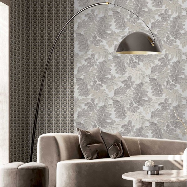 paper pintat fulles clàssiques color gris i beix